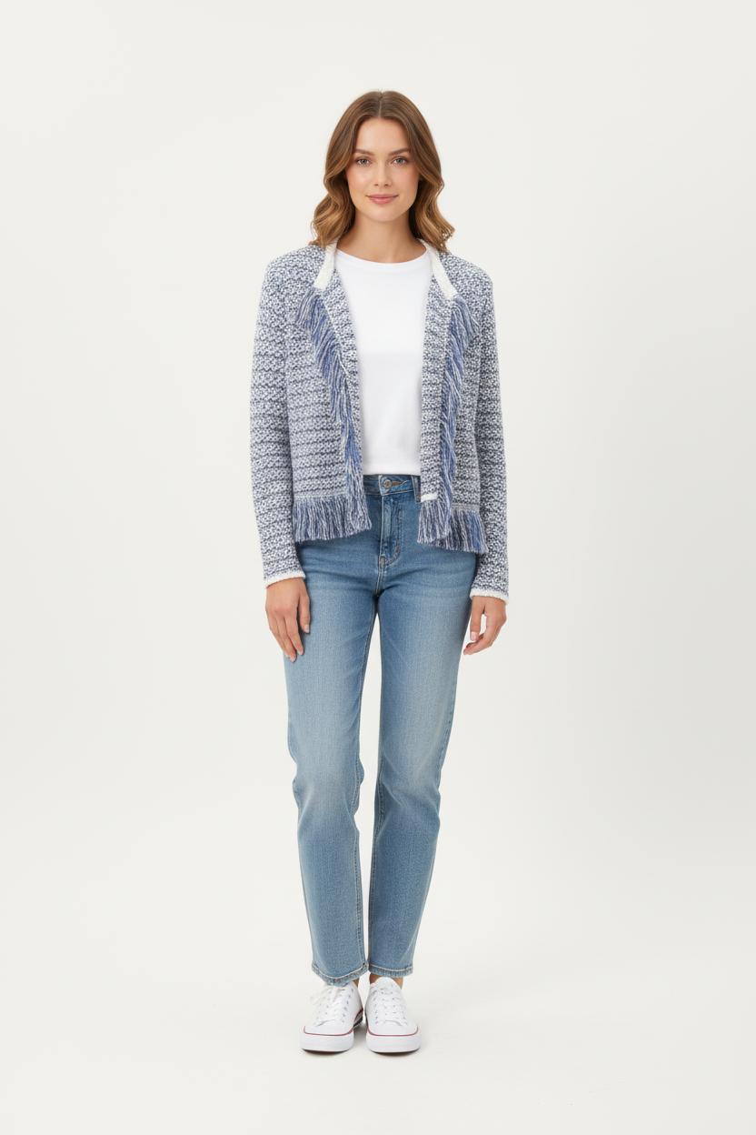 Veste Bleu et Blanc - Taille S/36