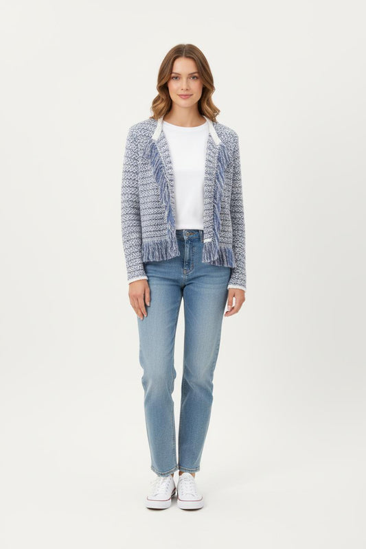 Veste Bleu et Blanc - Taille S/36