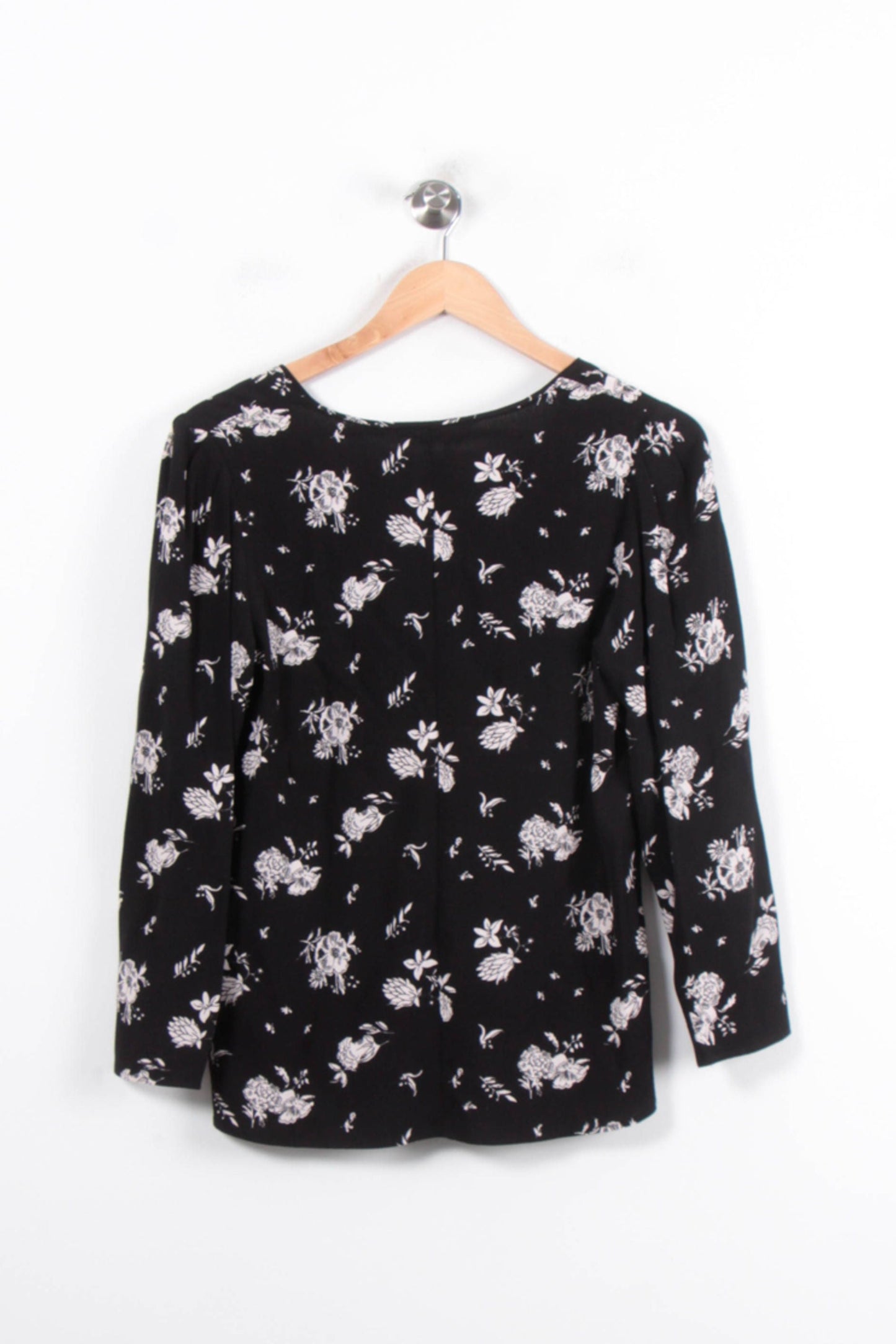 Blouse Noire et Blanche - Taille S/36