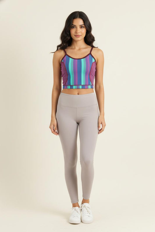 Crop Top Multicolore - Taille S/36