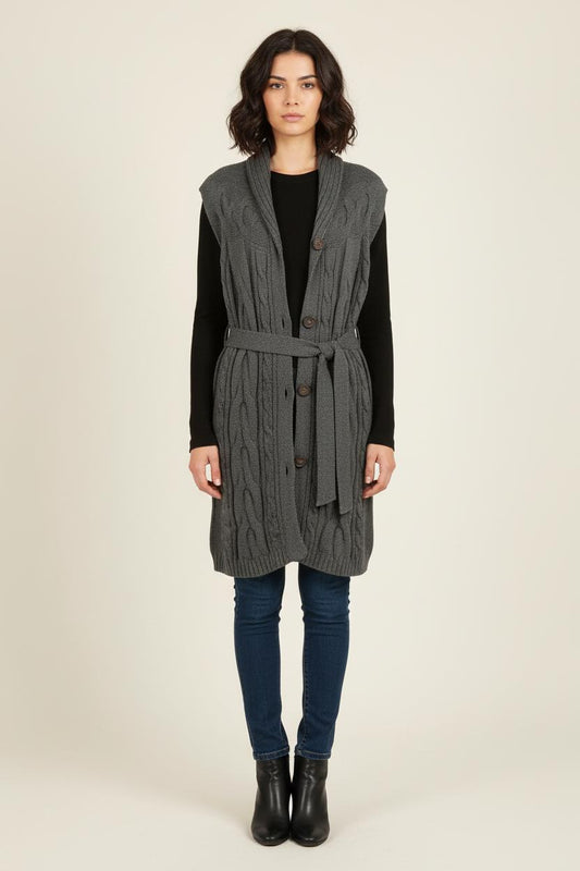 Cardigan Gris - Taille S/36