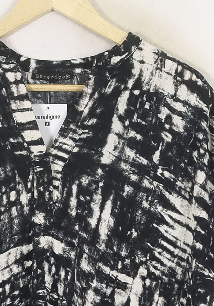 Blouse Noire et Blanche - Taille M/38