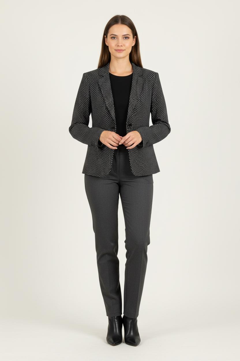 Veste Noire et Blanche - Taille L/40