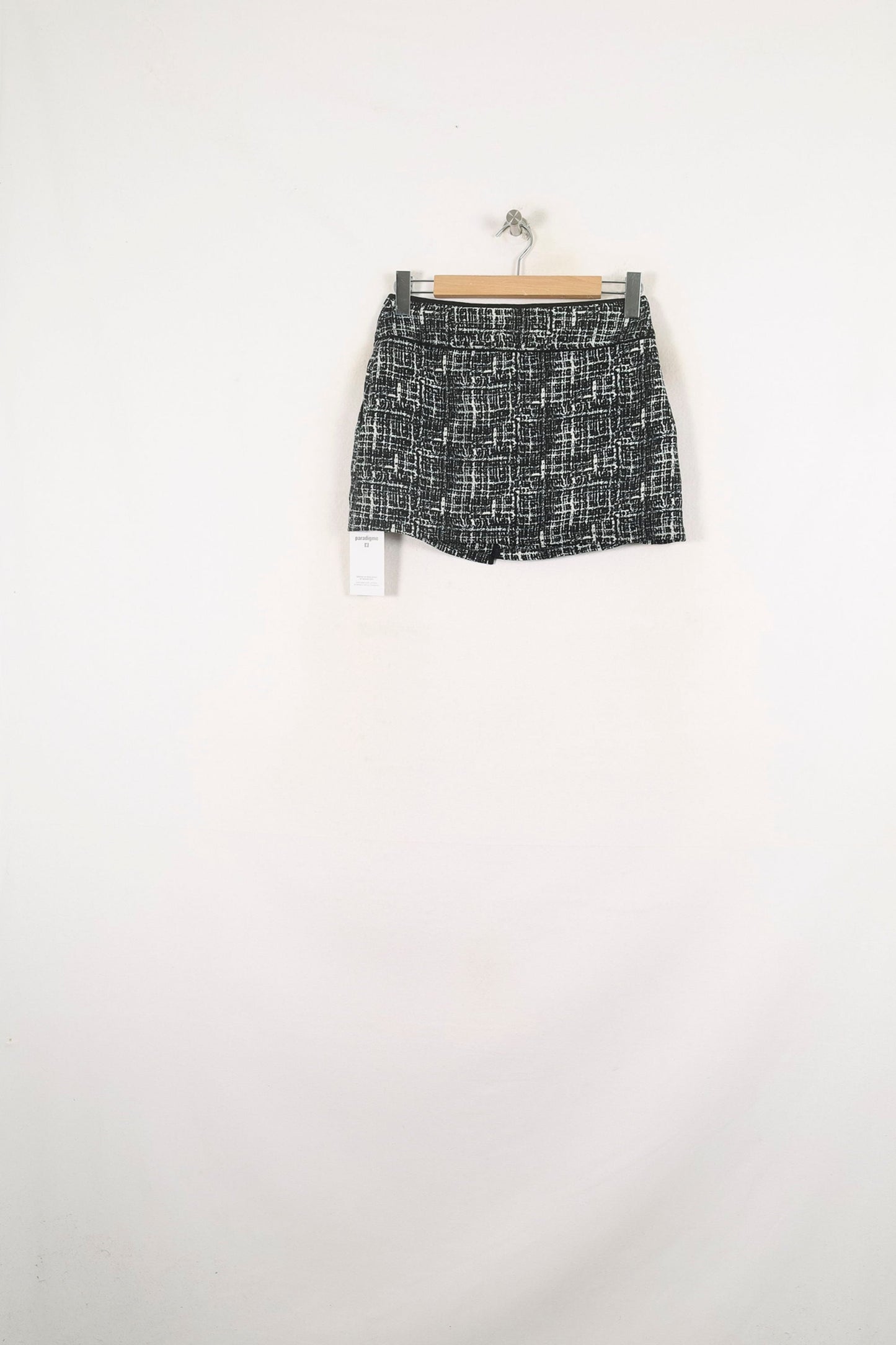 Jupe Courte Noire et Blanche - Taille M/38