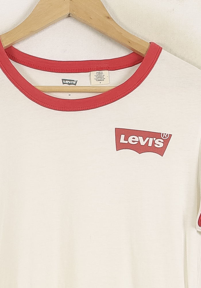 Tee-shirt Blanc et Rouge - Taille M/38