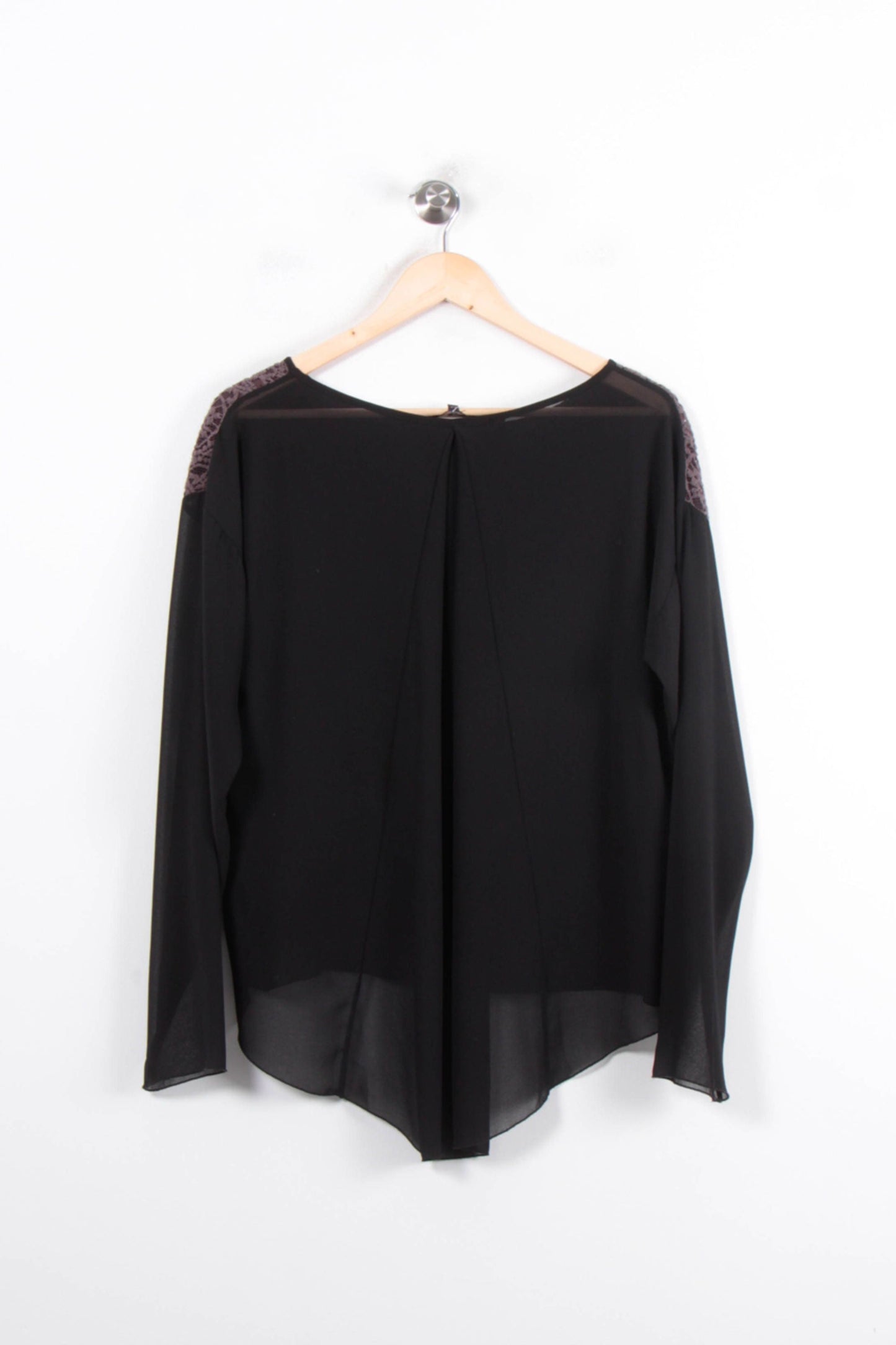 Blouse Noire et Violette - Taille XXL/44