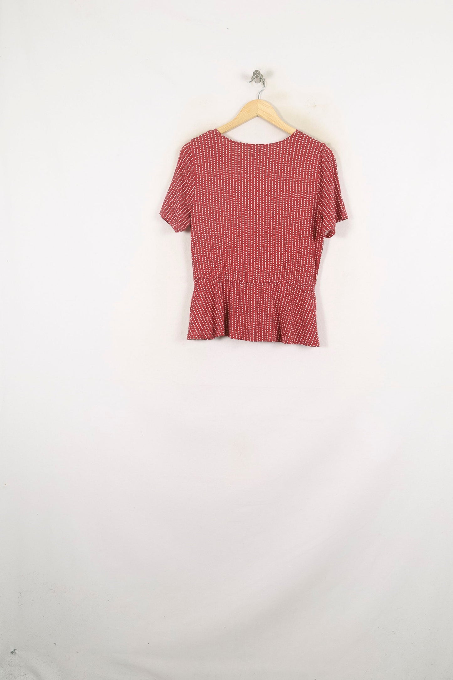 Blouse Rouge et Blanche - Taille M/38