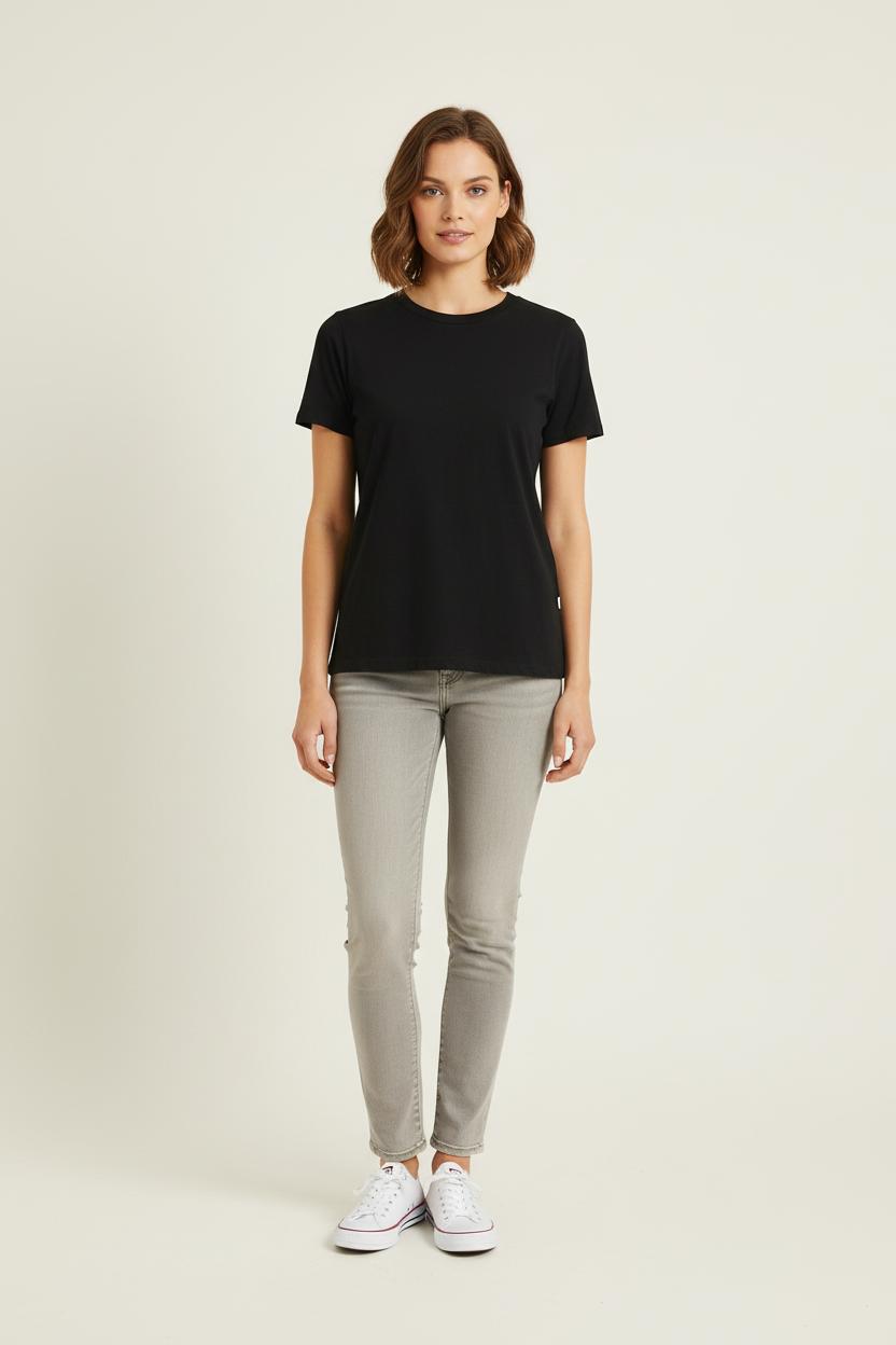 Tee-shirt Noir - Taille XS/34