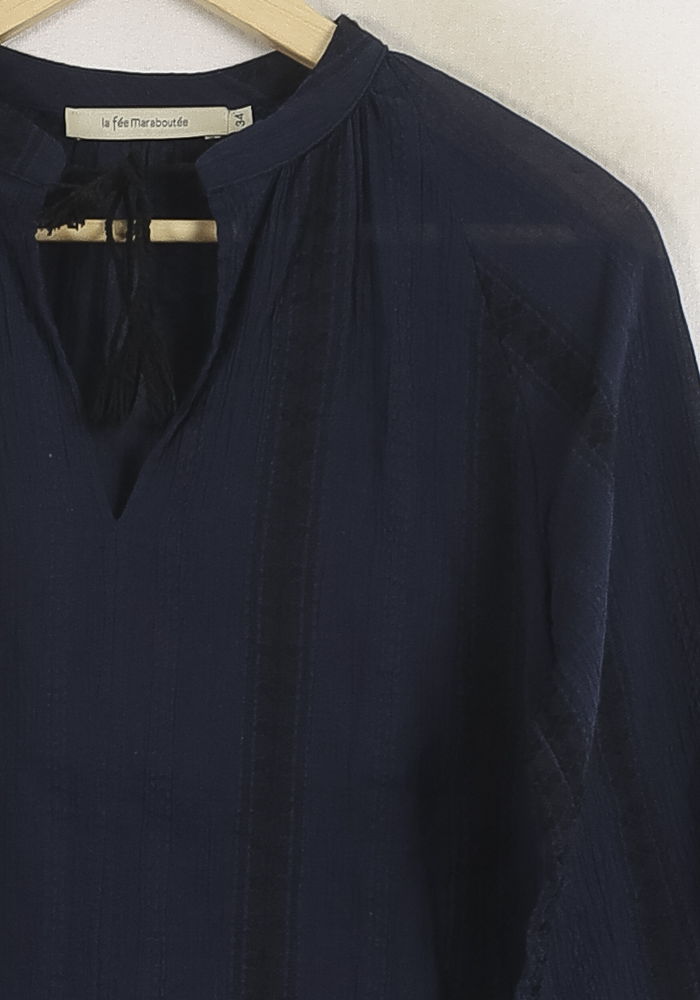 Blouse Bleue - Taille XS/34