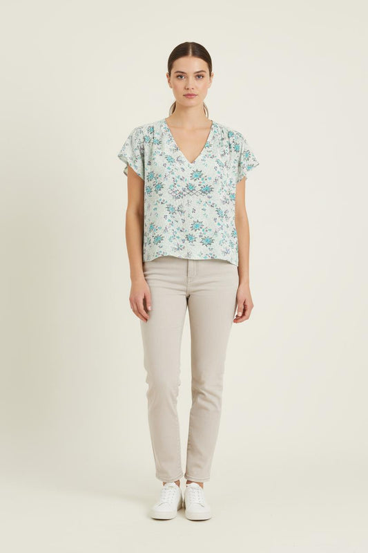 Blouse multicolore - Taille S/36