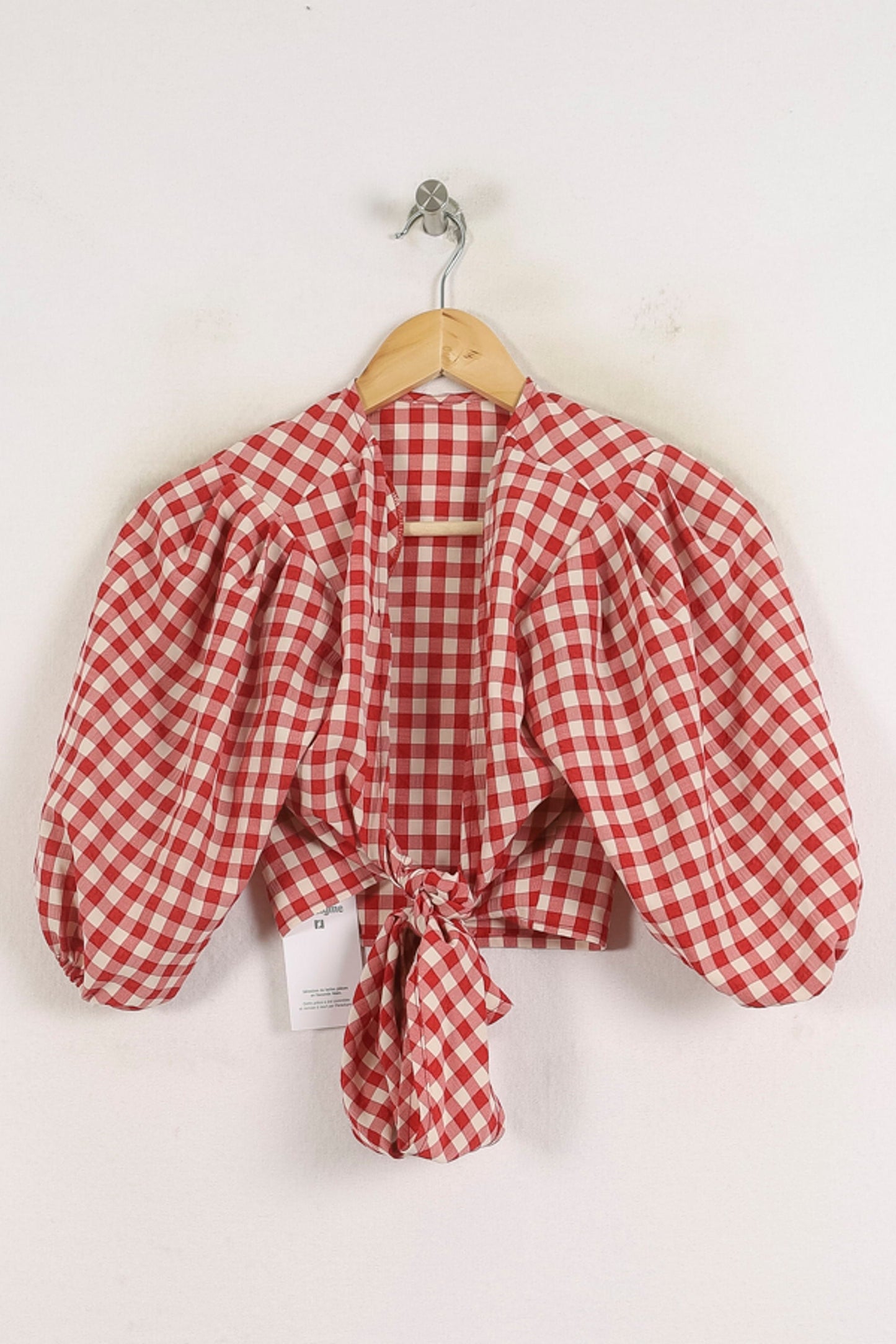 Blouse Rouge et Blanche - Taille XS/34