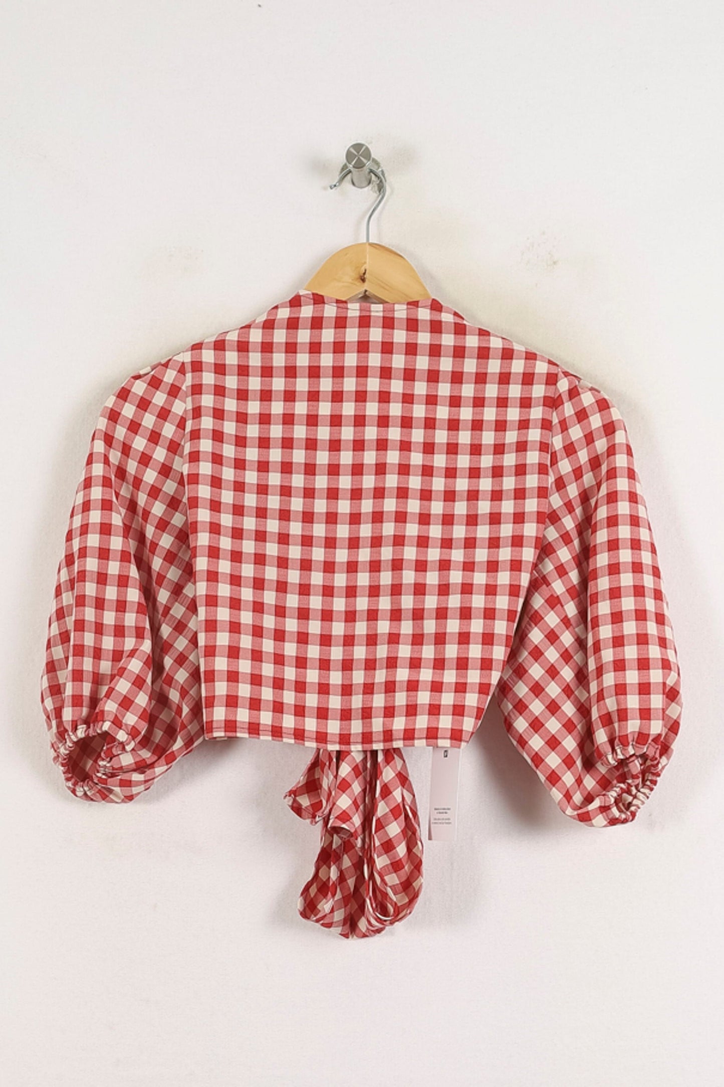 Blouse Rouge et Blanche - Taille XS/34