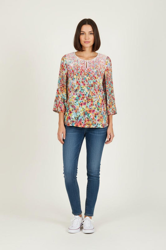 Blouse multicolore - Taille M/38