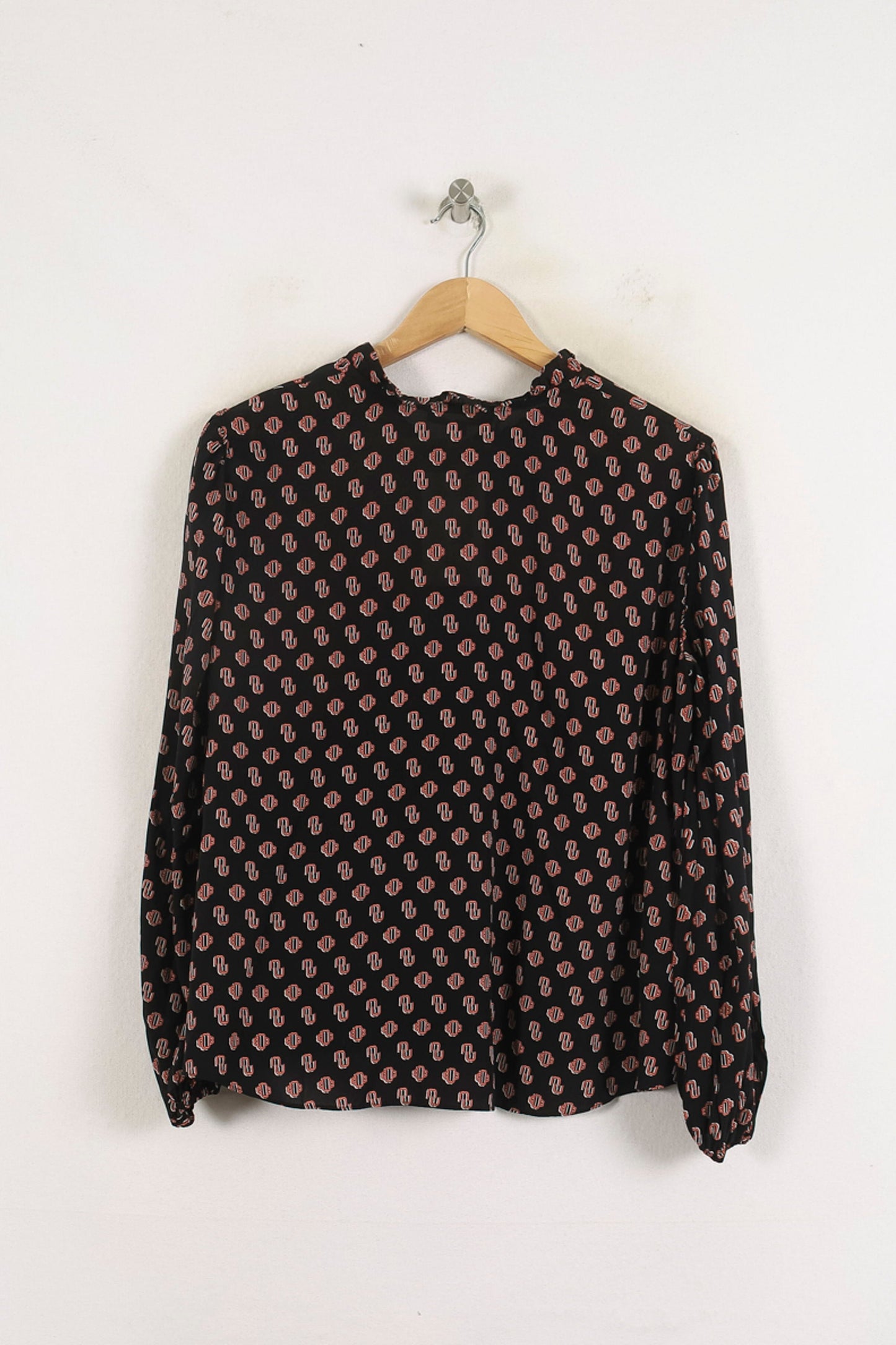 Blouse Noire et Rouge - Taille XL/42