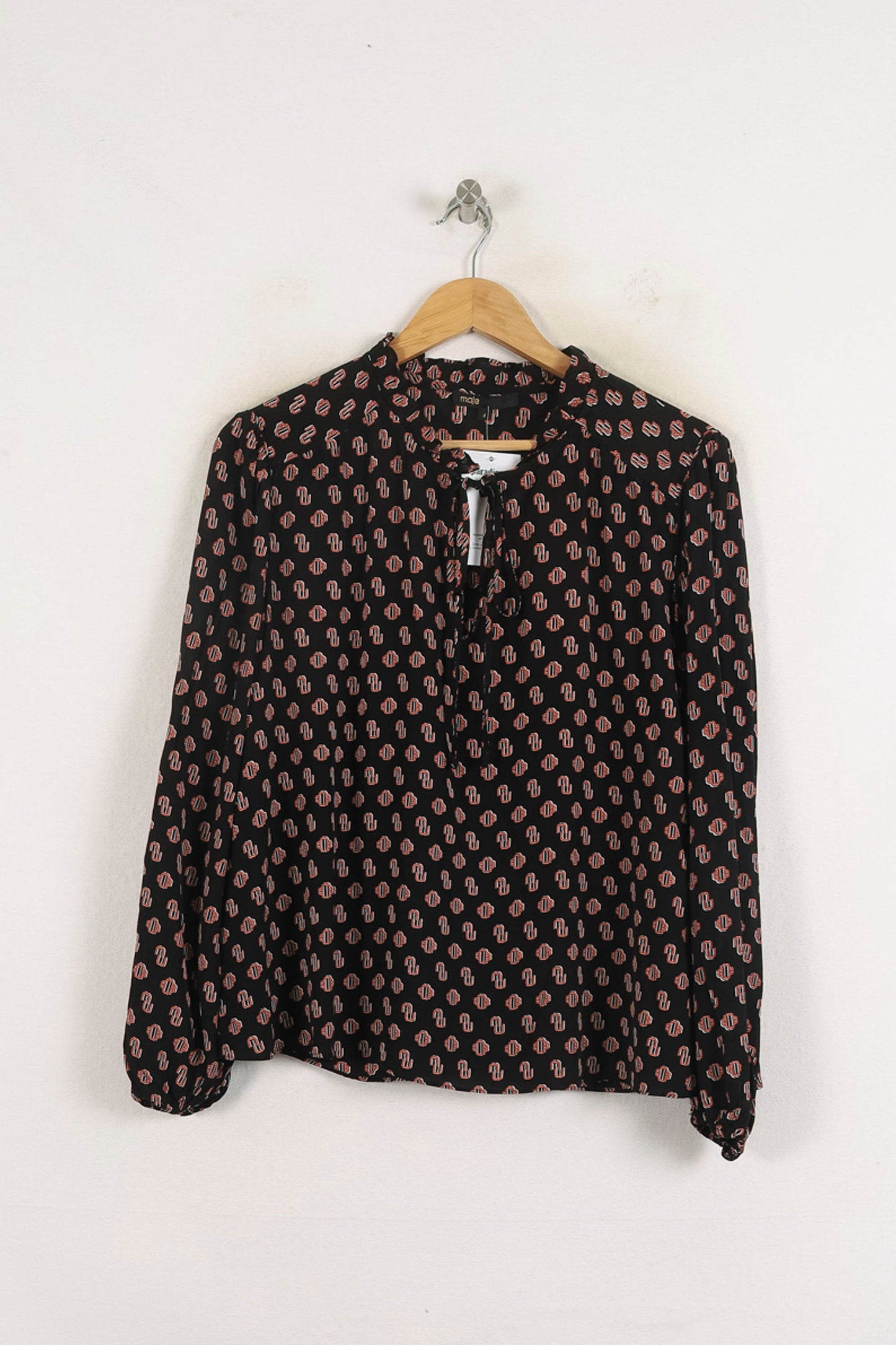 Blouse Noire et Rouge - Taille XL/42