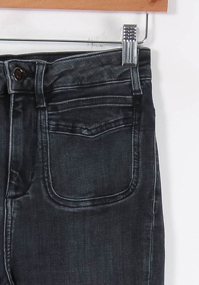 Jean Évasé Gris - Taille S/36