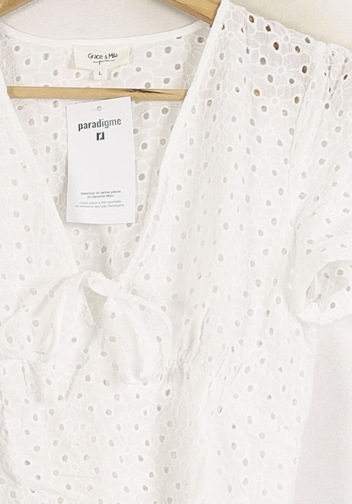 Blouse Blanche - Taille L/40
