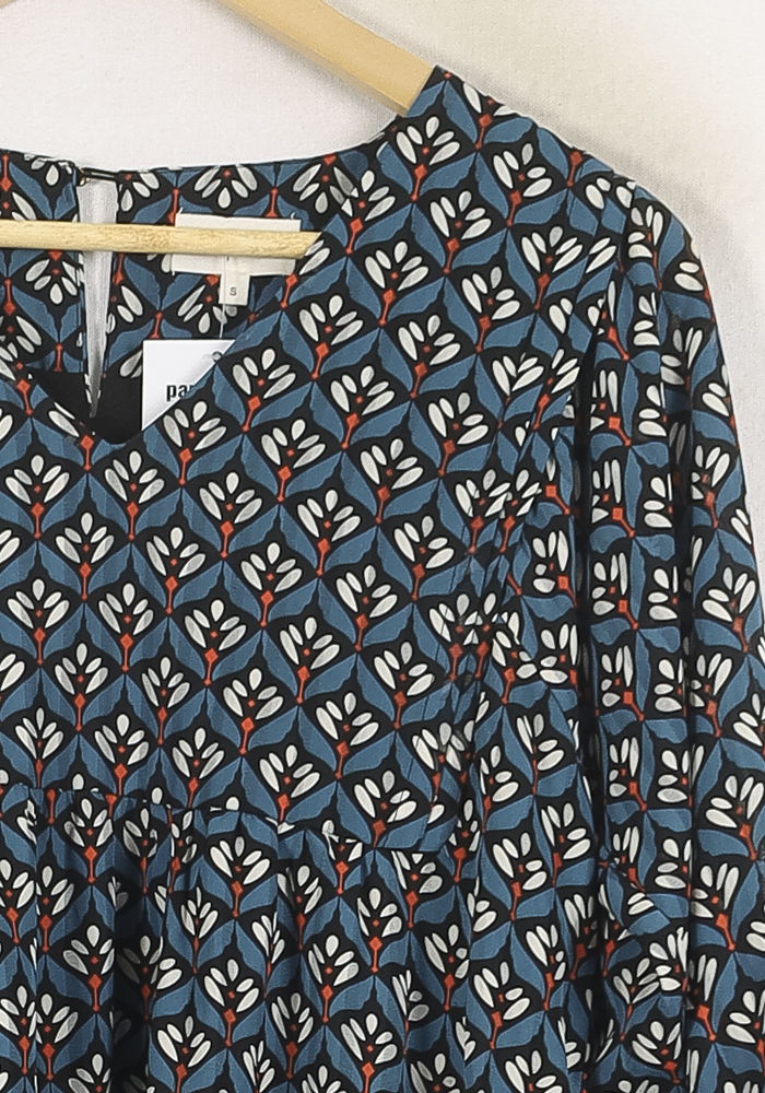 Robe Courte Bleue et Noire - Taille S/36