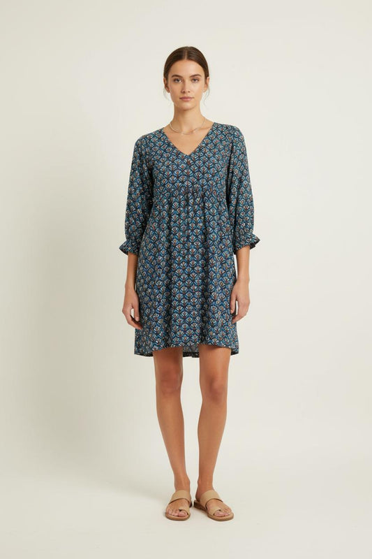 Robe Courte Bleue et Noire - Taille S/36