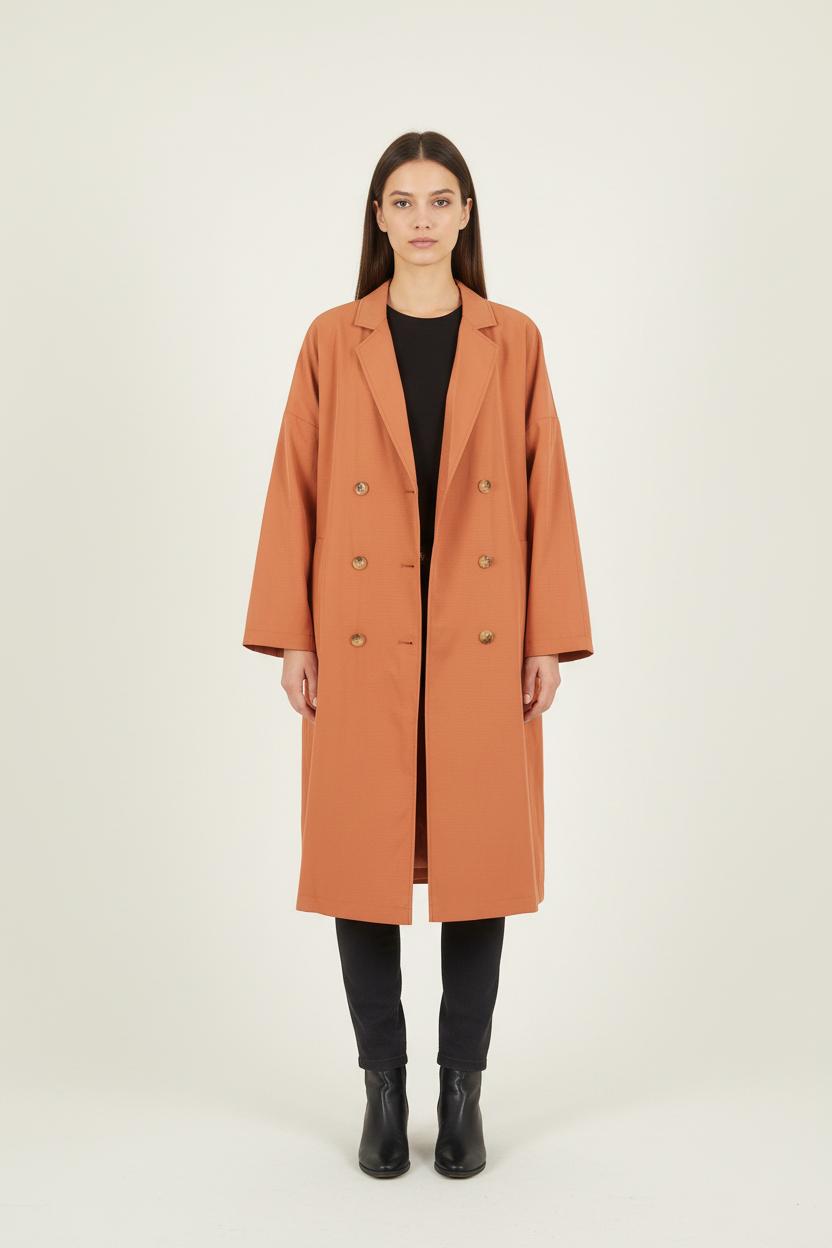 Trench Orange - Taille L/40