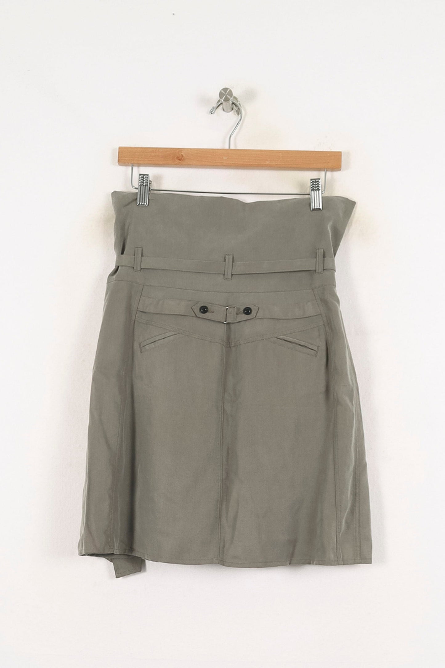 Jupe Taille Haute Grise - Taille M/38