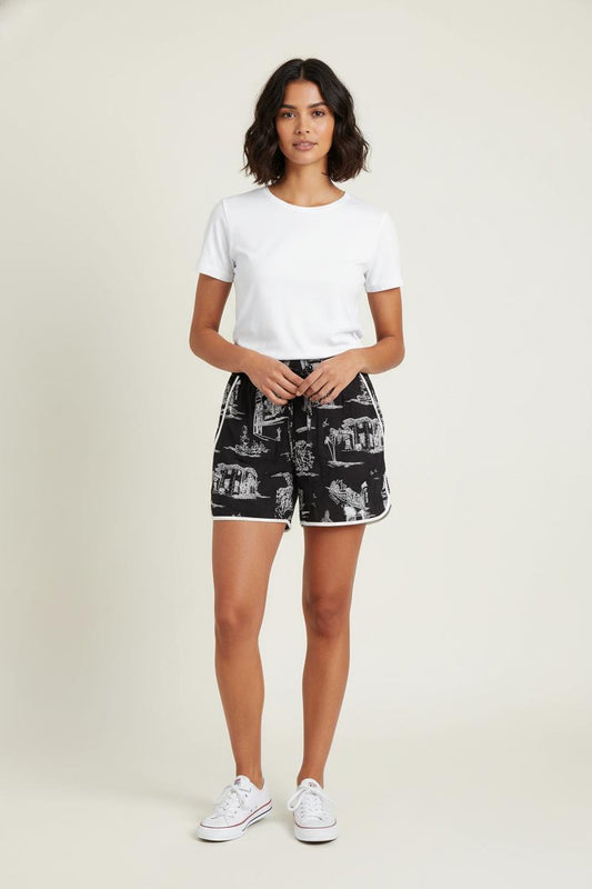 Short Noir et Blanc - Taille XS/34