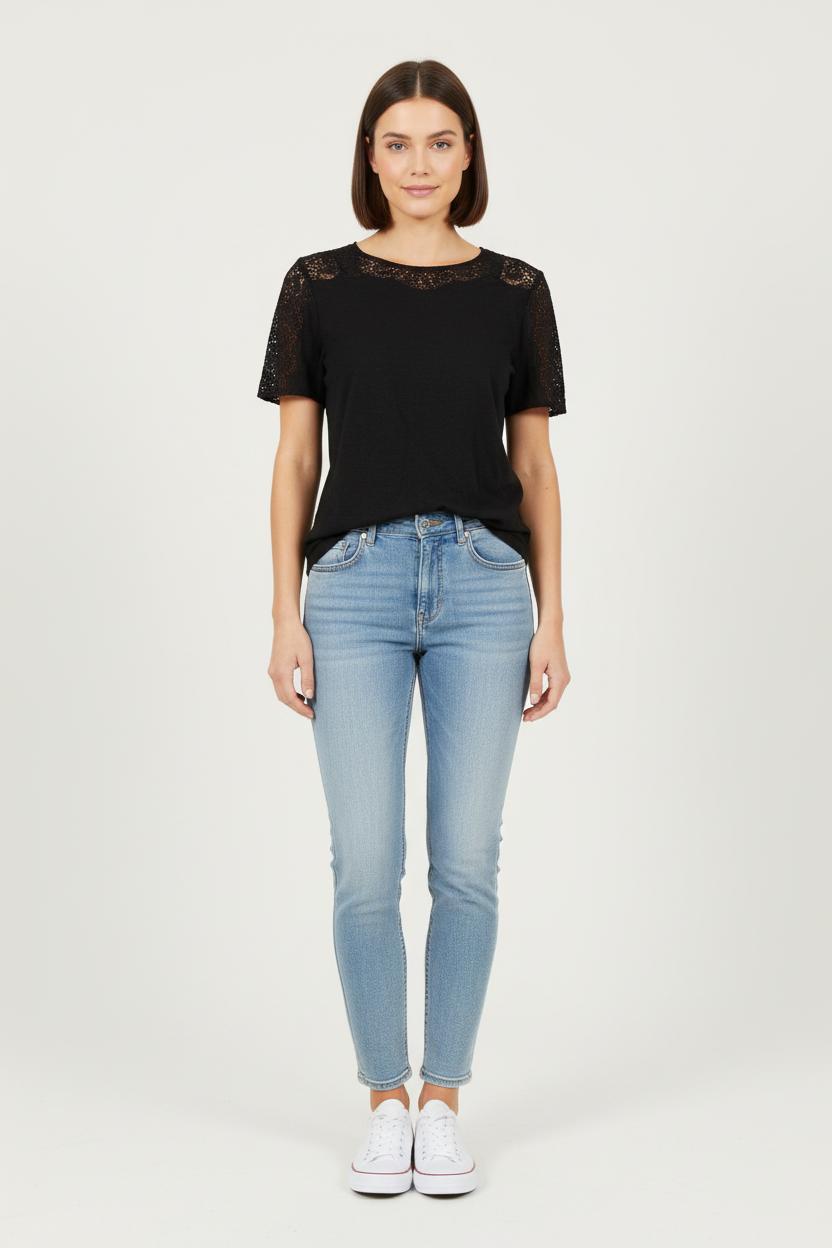 Tee-shirt Noir - Taille XS/34