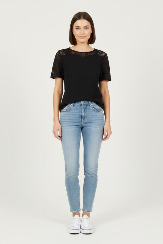 Tee-shirt Noir - Taille XS/34