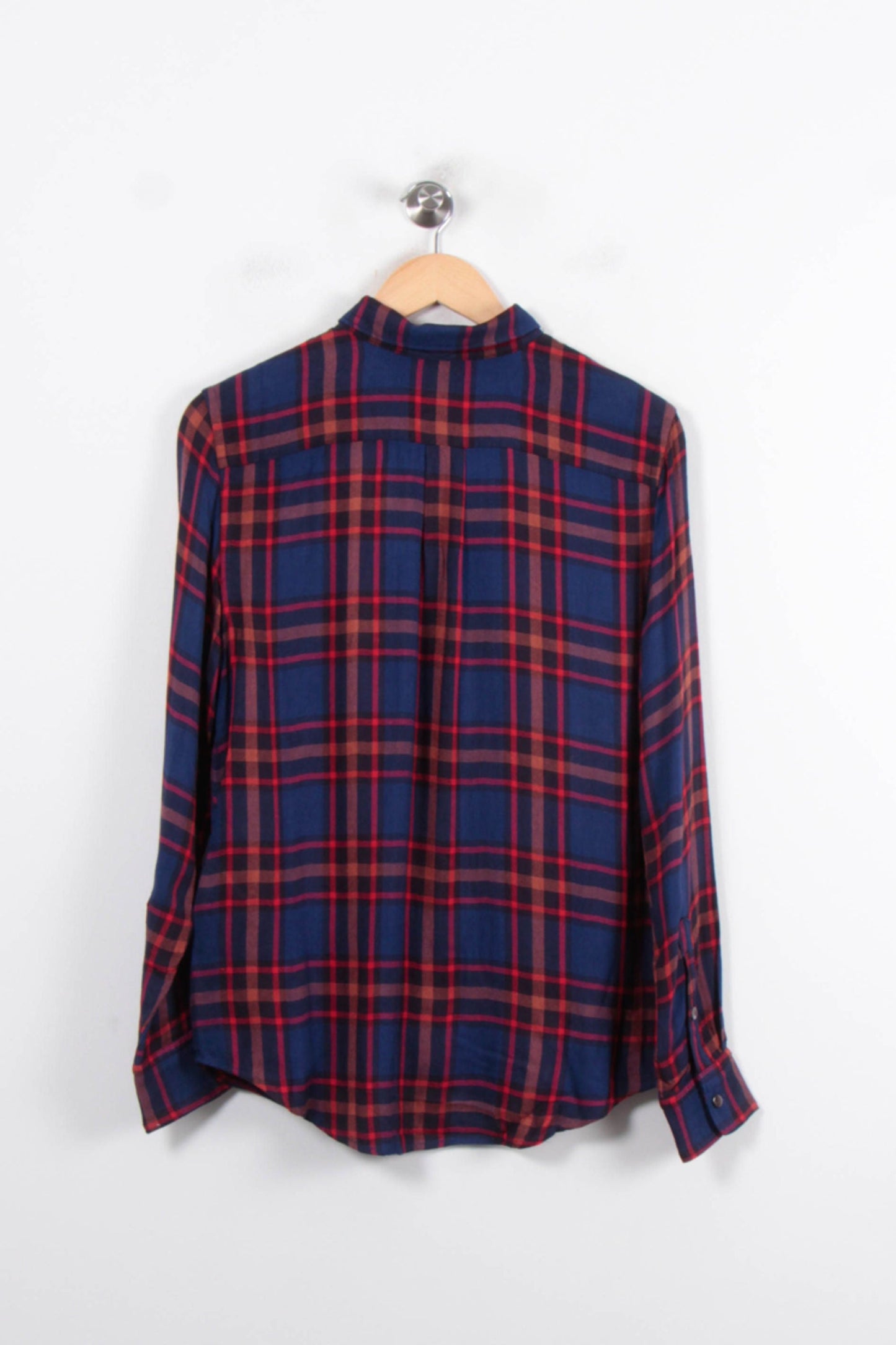 Chemise à Carreaux Bleue et Rouge - Taille M/38