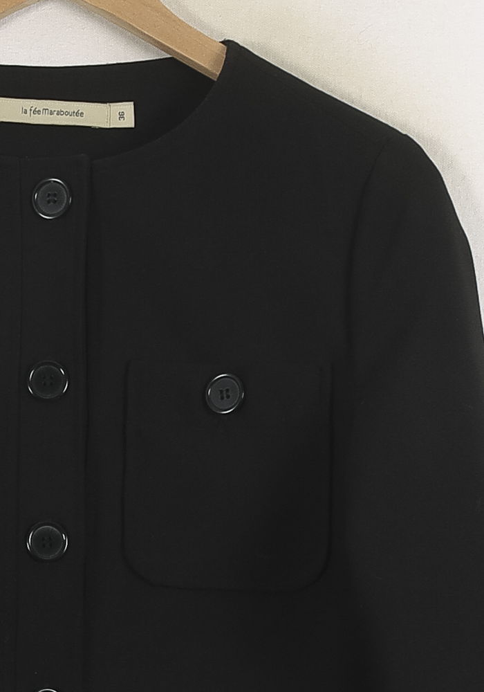 Veste Courte Noire - Taille S/36