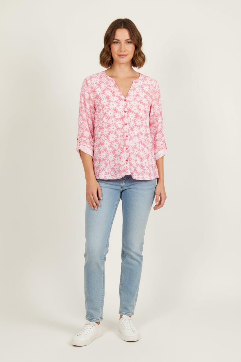 Blouse Rose et Blanche - Taille S/36