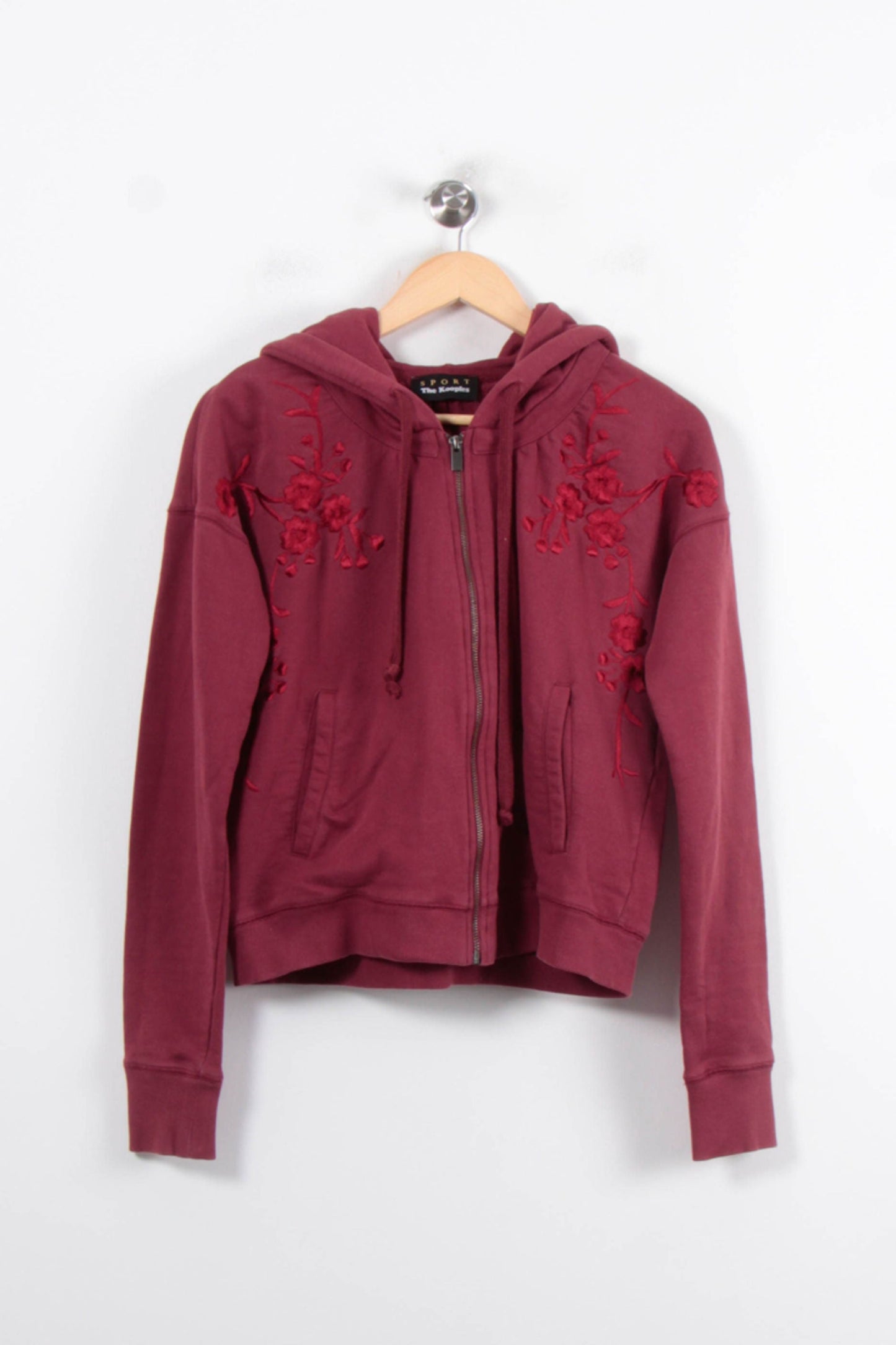 Sweat à Capuche Bordeaux - Taille XXS/32