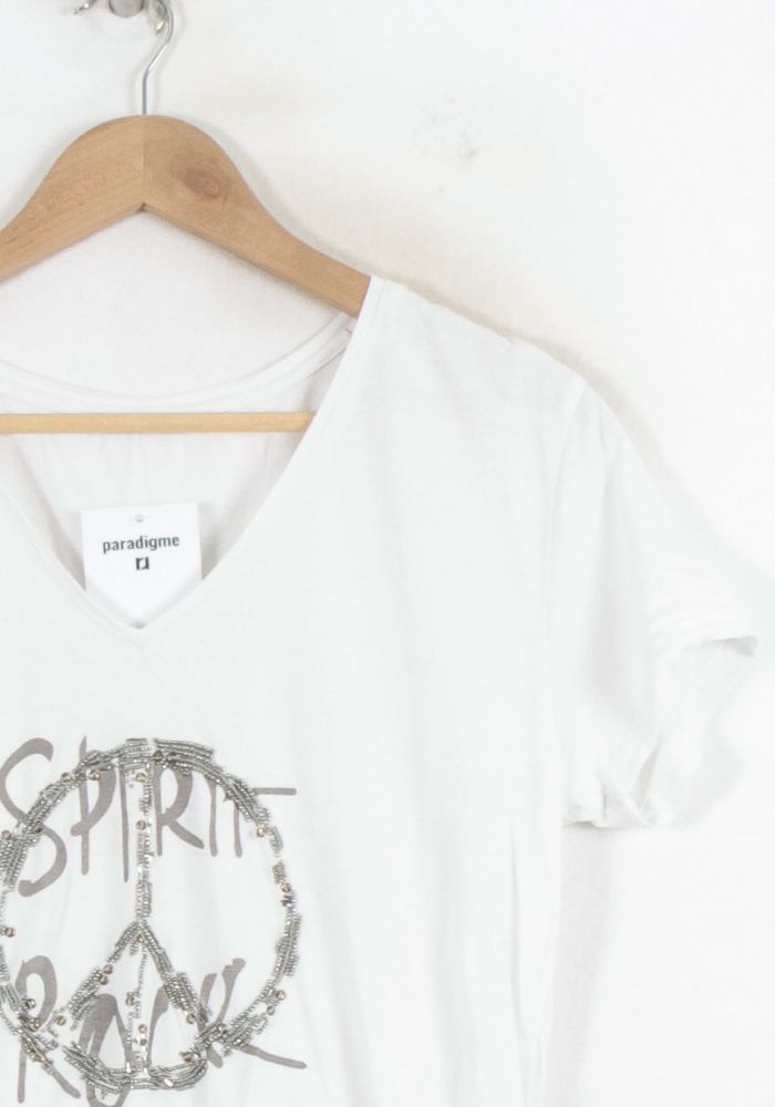 Tee-shirt Blanc - Taille M/38