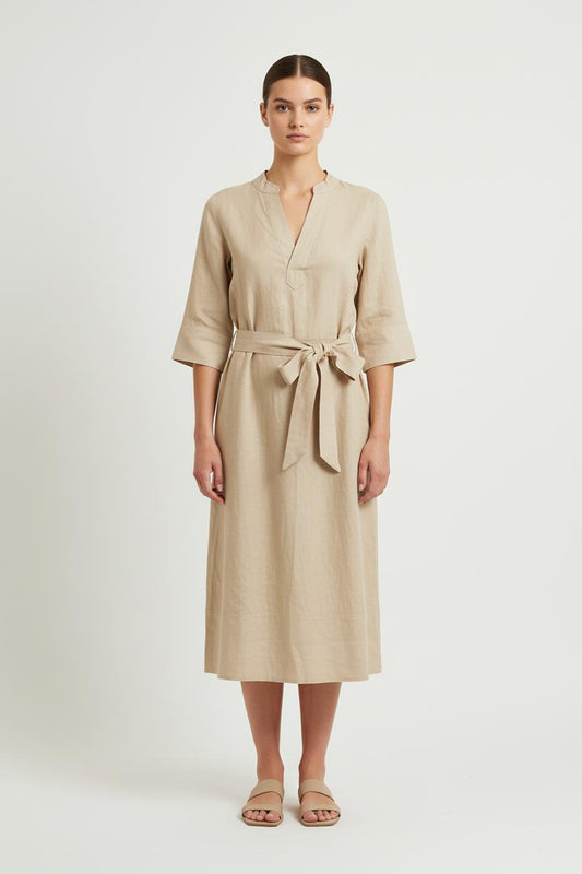 Robe Chemise Beige - Taille XS/34