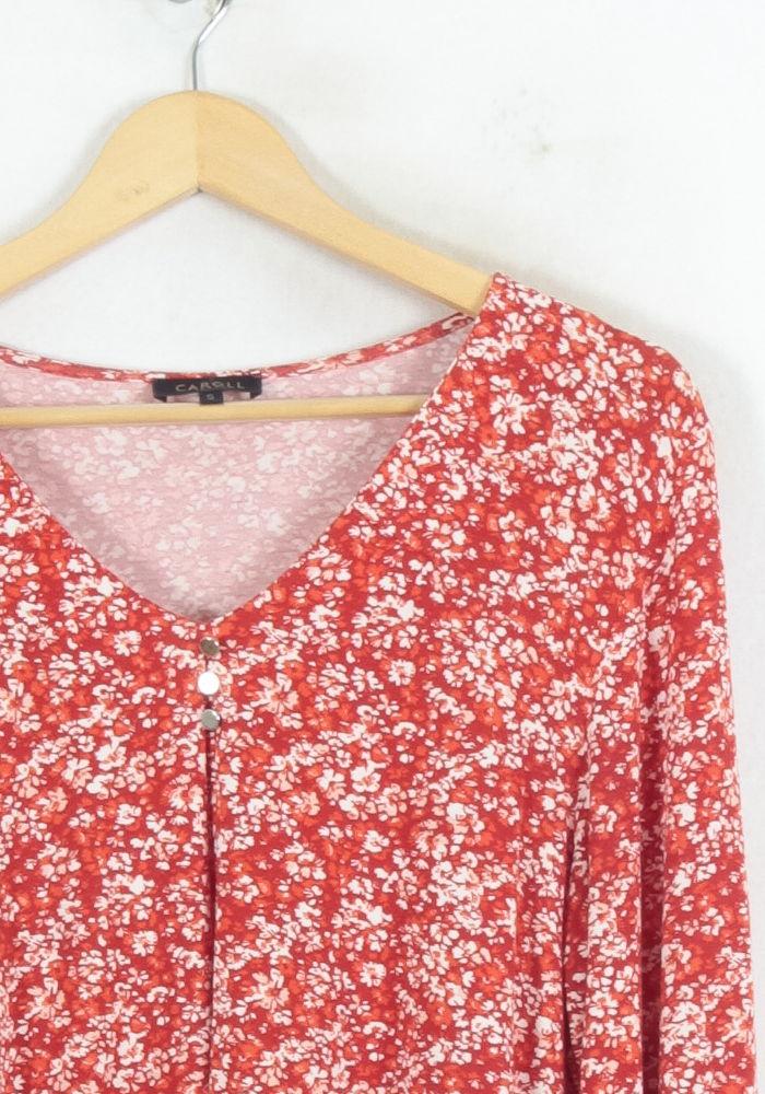 Blouse Rouge et Blanche - Taille S/36