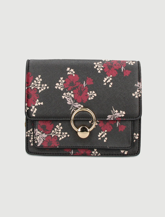 Sac À Main Noir et Rouge - Taille T.U.