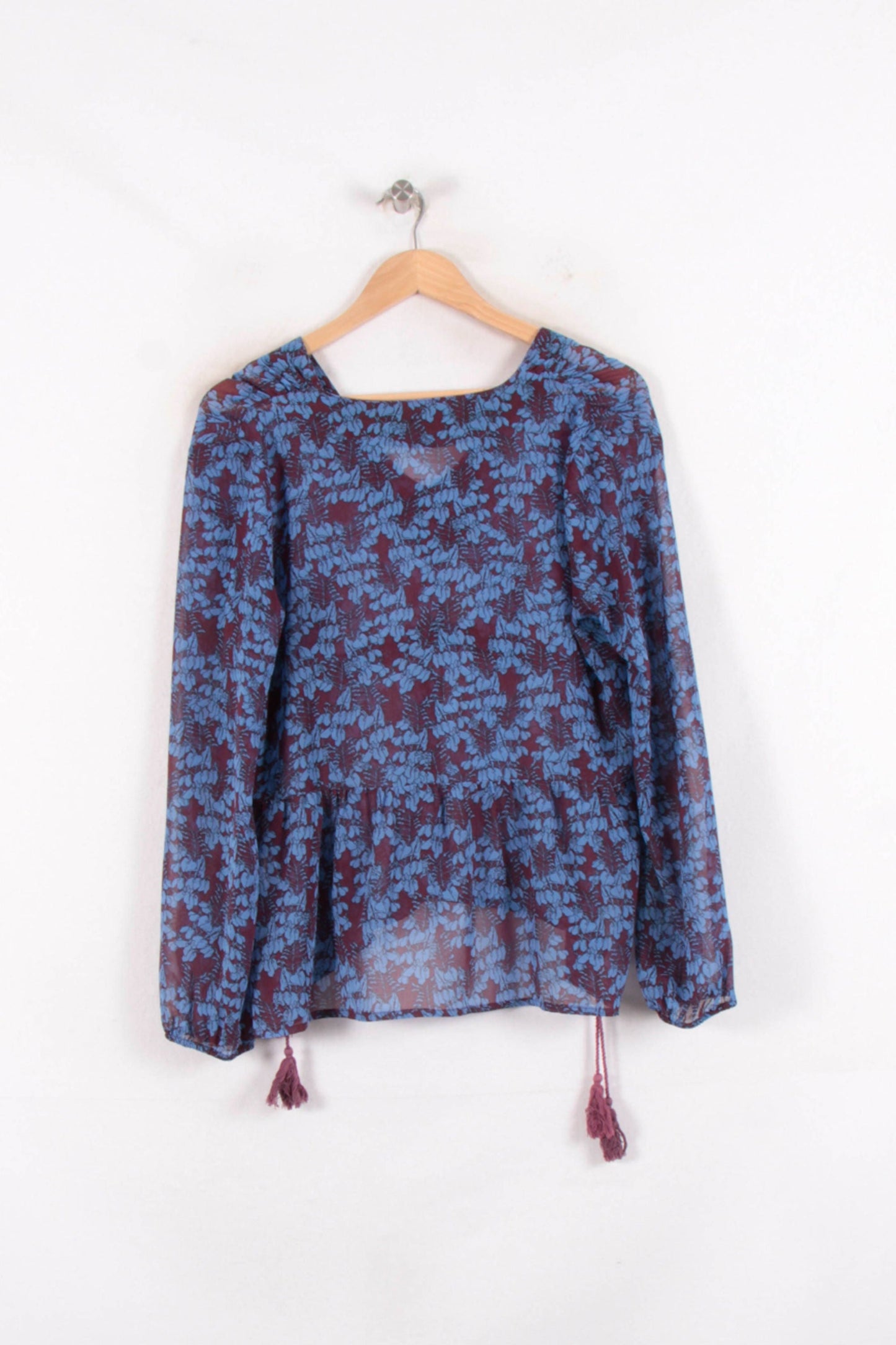 Blouse Bleu et Violet - Taille M/38