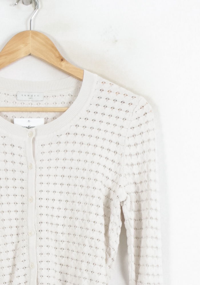 Cardigan Blanc - Taille L/40