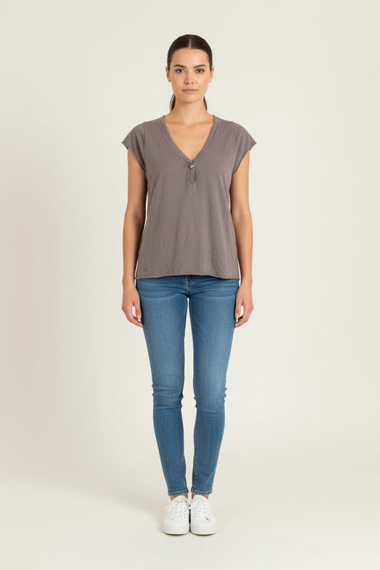 Top Marron - Taille S/36