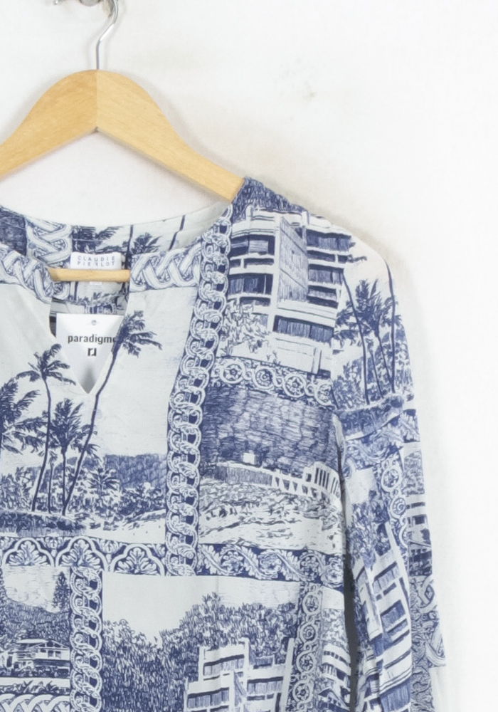 Blouse Bleue - Taille M/38