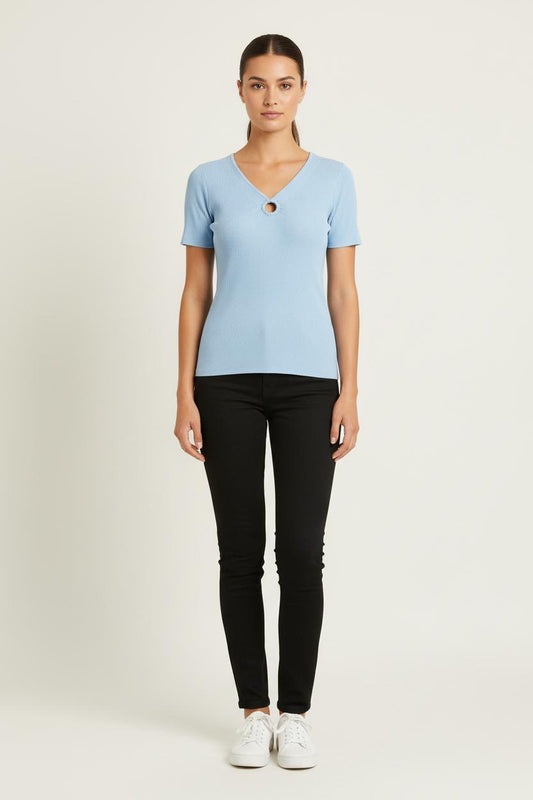 T-shirt bleu - Taille M/38