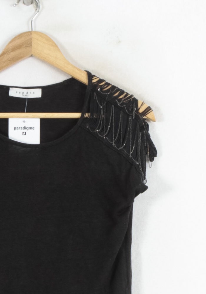 T-shirt Noir - Taille S/36