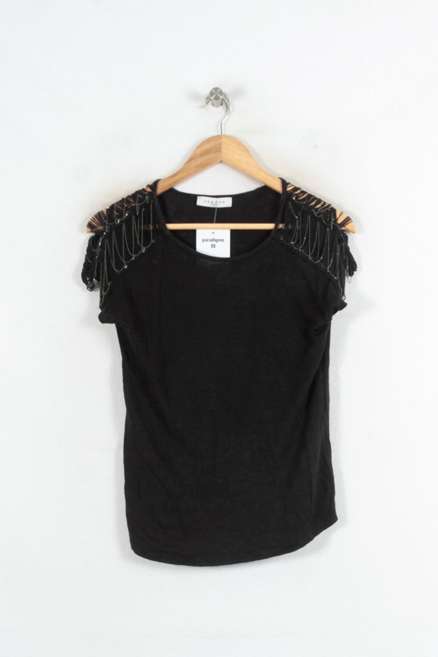 T-shirt Noir - Taille S/36