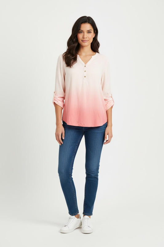 Blouse Rose et Blanche - Taille L/40