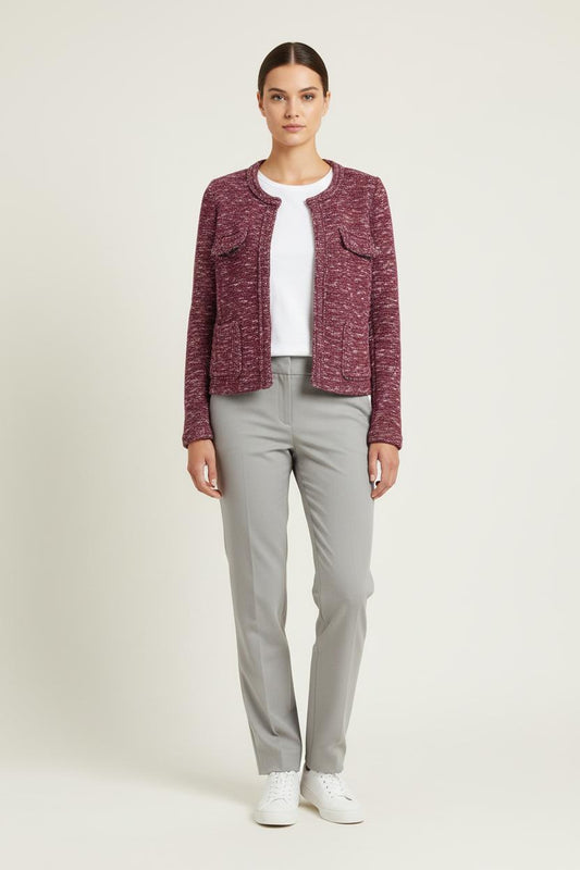 Veste Bordeaux et Blanche - Taille M/38