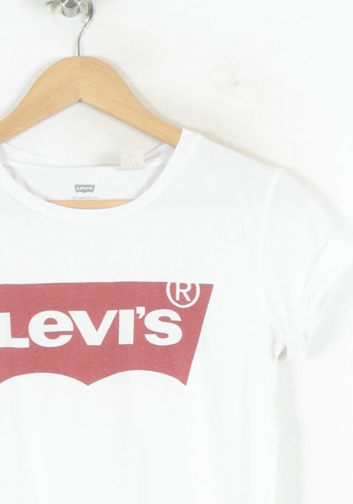 Tee-shirt Blanc et Rouge - Taille XS/34