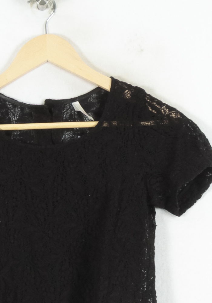 Blouse Noire - Taille S/36