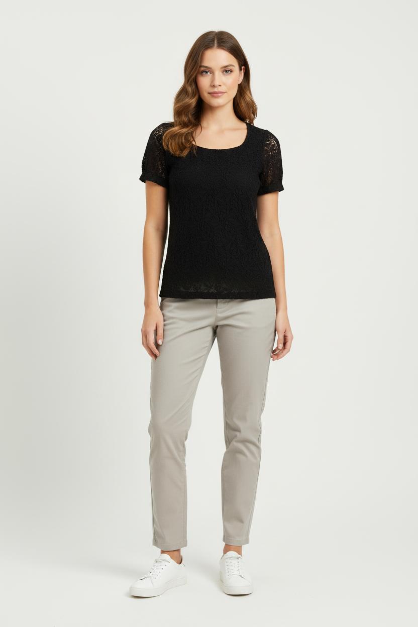 Blouse Noire - Taille S/36