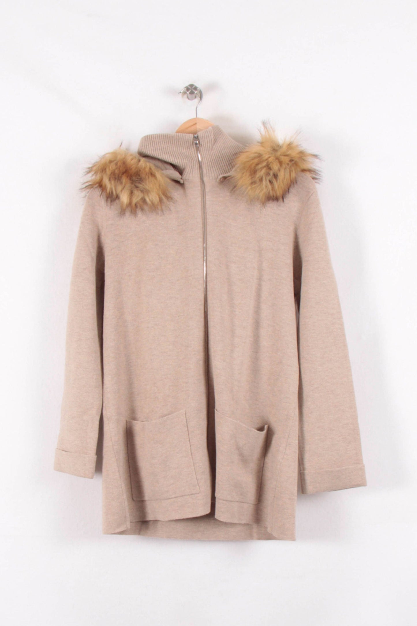 Cardigan Beige et Marron - Taille S/36