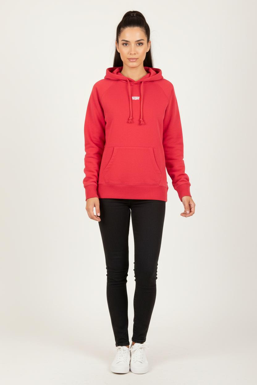 Sweat à Capuche Rouge - Taille S/36